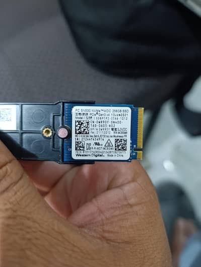 WD 256gb NVMe gen 3x4 excellent health