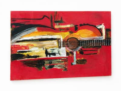 guitar painting