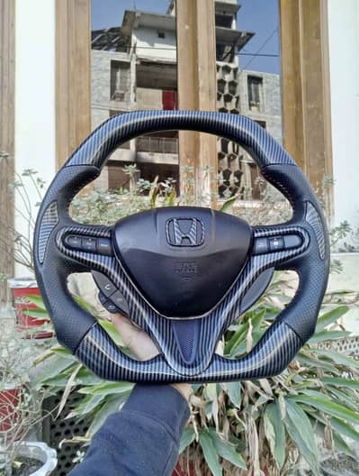 Honda City Carbon Fiber Stearing Wheel 2009-2021