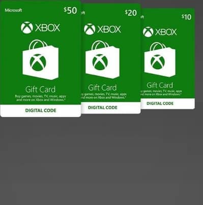 xbox gift cards all available