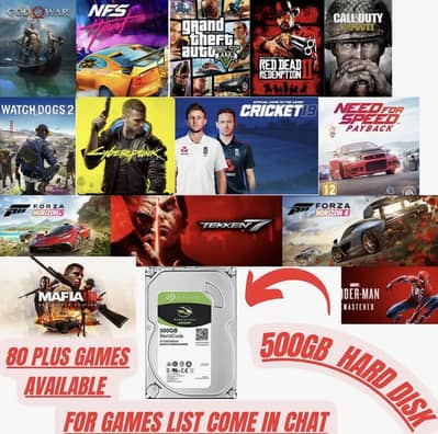 Hard Drive With Games