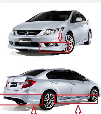 Honda civic rebirth modulo body kits