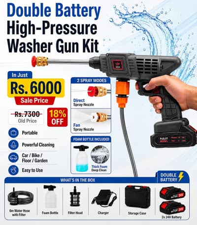 Rechargeable Car washer pressure washer high Pressure