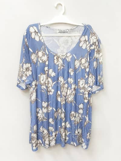 floral printed shirt