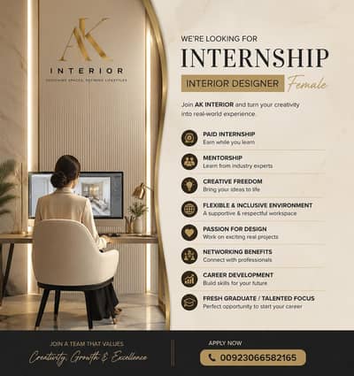 INTERIOR  DESIGNER FEMALES