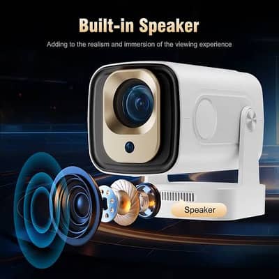 HY260 PORTABLE Android Projector ( 4K Voice remote ) AUTO projector