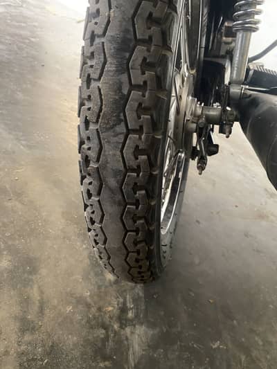 Honda CG 125 lush conditions