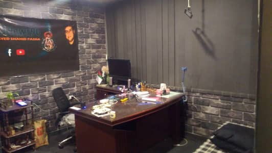 One Room Furnished office half rent ideal location