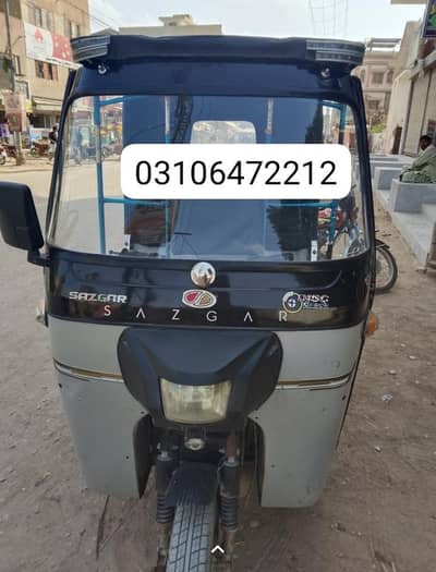 Sazgar Auto used Rickshaw 2025 Model for Sale
