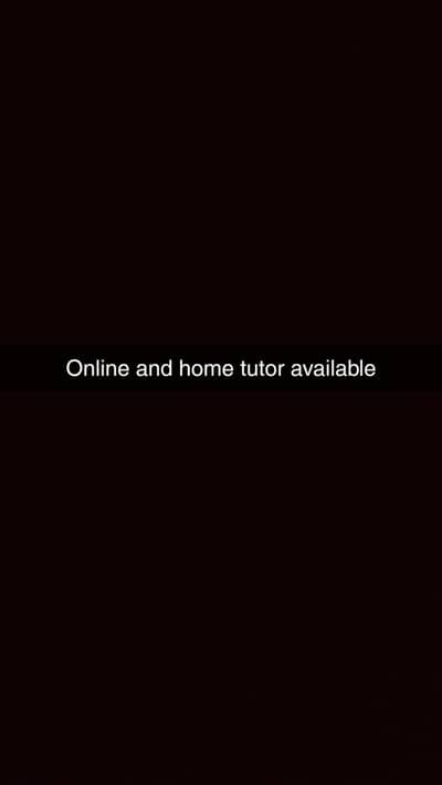 online and home tutor