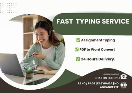 Professional MS Word Typing Service for Assignments