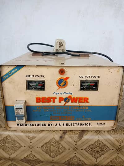 3000 watt Cooper stabilizer