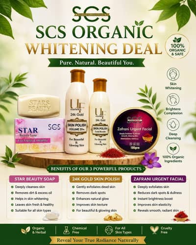 ses 3- step whitening facial kit