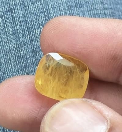 Certified Natural Yellow Sapphire