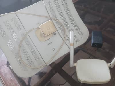 Tenda router and beamlite wireless device with charger and Pu cable