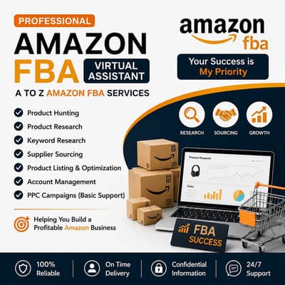 Amazon FBA Virtual Assistant | Product Hunting | A to Z Services
