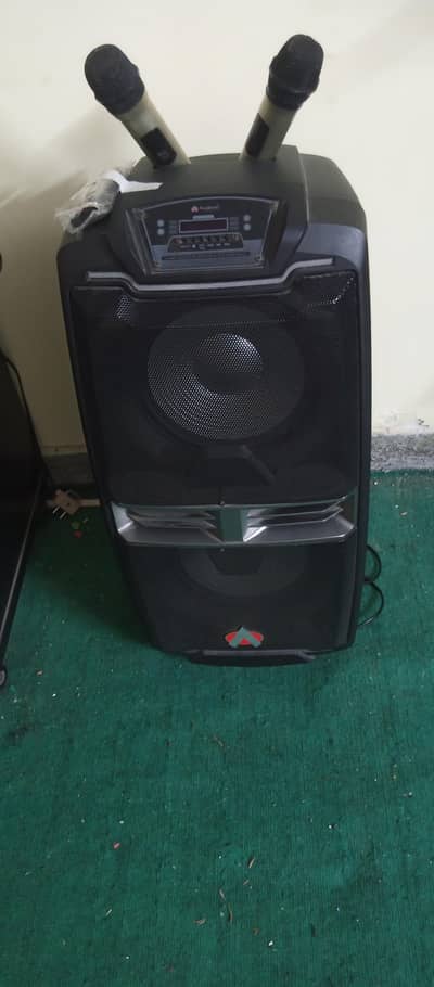 Speaker with 2 x mics
