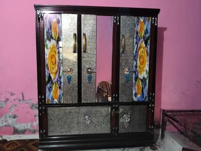 Solid Iron 3 Doors Almari for Sale