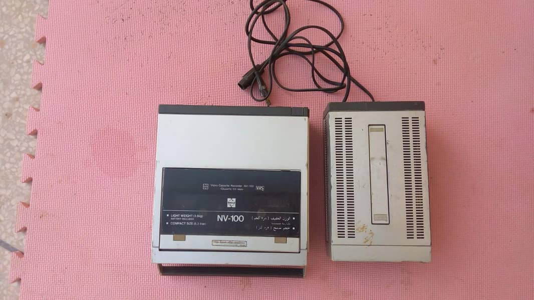 video camera with portable VCR 7