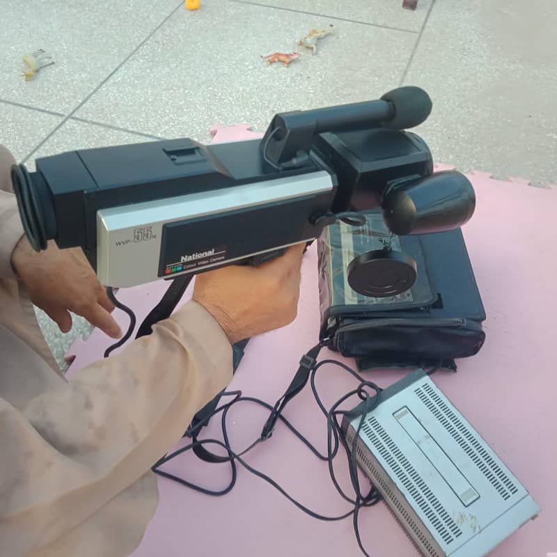 video camera with portable VCR 11