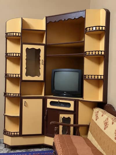Wooden TV Trolley