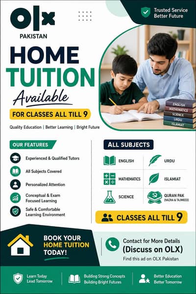 Home Tutor Available