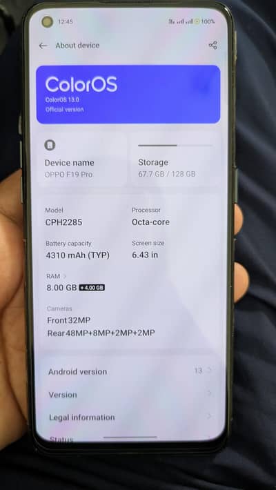 OPPO f19 Pro