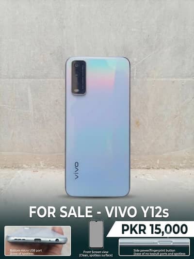 Vivo Y12s (3/32GB)-100% Genuine panel, touch genuine