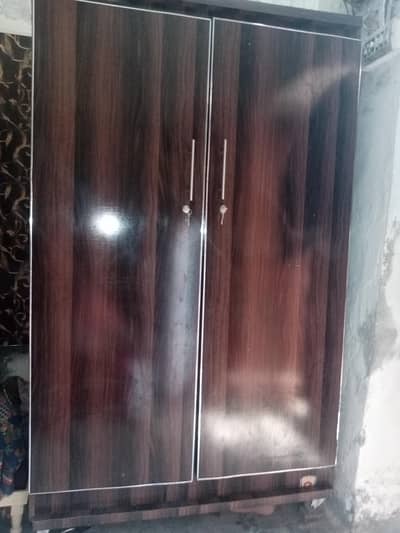 Adult 2 Door wooden Wardrobe(not for kids)