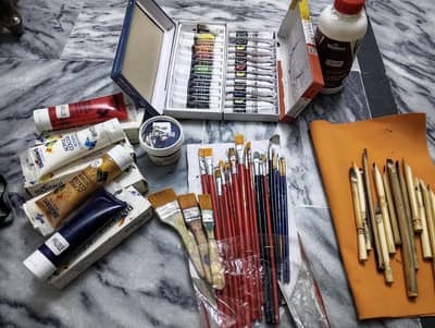 Paints and related items calligraphic tools