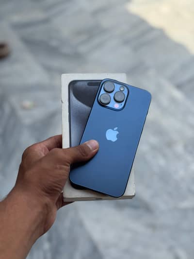 Phone 15 Pro Max 512gb Factory unlock 89 health with box 03007608700