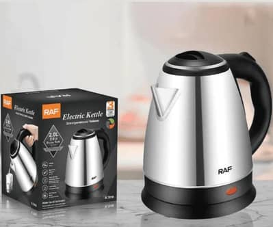 Stainless Steel Electric Kettle 2.0L Black HandleFree