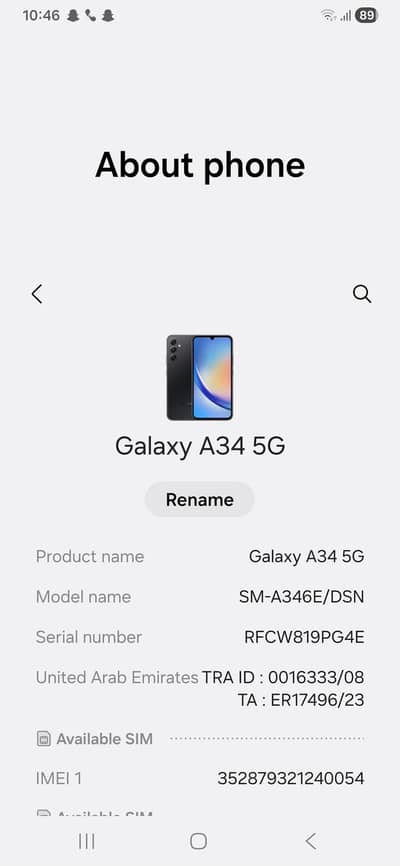 Samsung Mobile A34 5G
