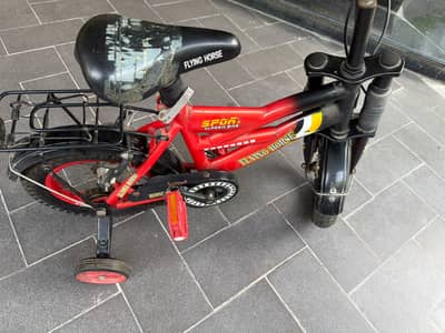 Kids Bicycle with Support Wheels | Strong & Durable Cycle | Good Cond