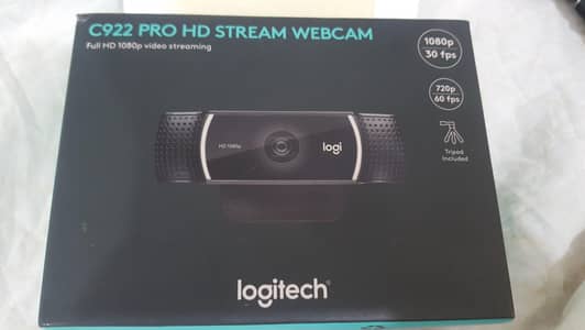 Logitech c922 pro stream HD webcam+tripod