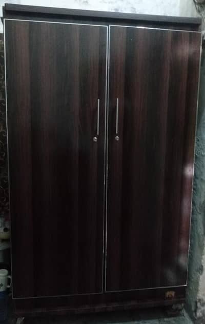 Adult 2 Door wooden Wardrobe(not for kids)