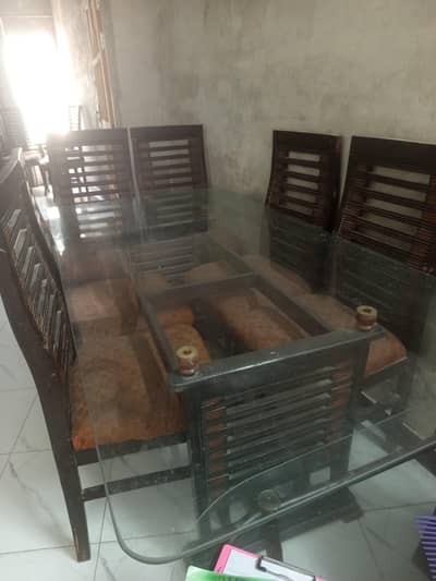 06 Seater Dinning Table with Chairs