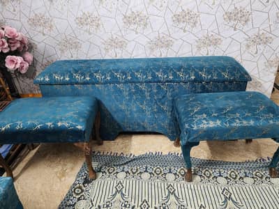 Sofa sati 3 seater With storage & 2 Saties signal