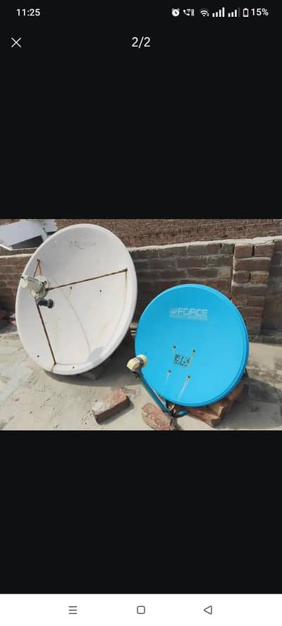 dish with receiver