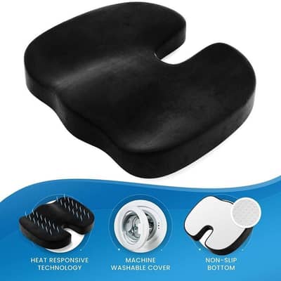 Orthopedic Foam Seat Non-Slip Pain Relief For Car - Cash On Delivery