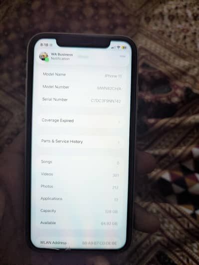 Apple iPhone 11 PTA APPROVED Dual physical Sim