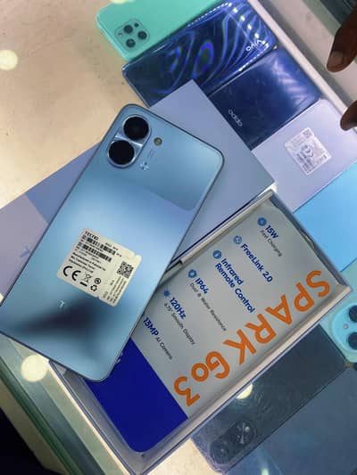 Tecno Spark Go3 4GB/64GB/128GB Box Pack Available