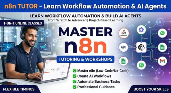Master n8n & Low-Code Automation (Online Classes)