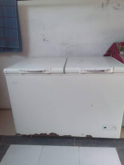 haier HDF-385ES Double Door chest Deep Fareezer (358 Litters/13.6cubic