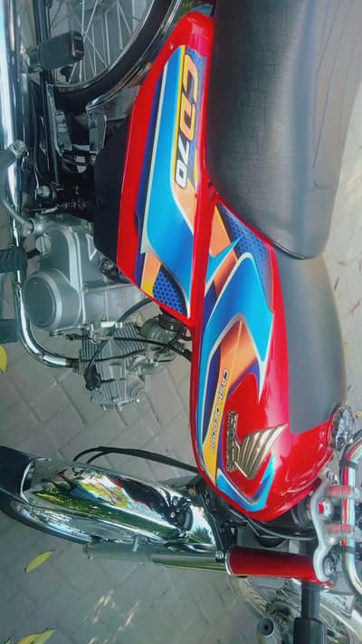 Honda CD 70 full fresh 10 by 10