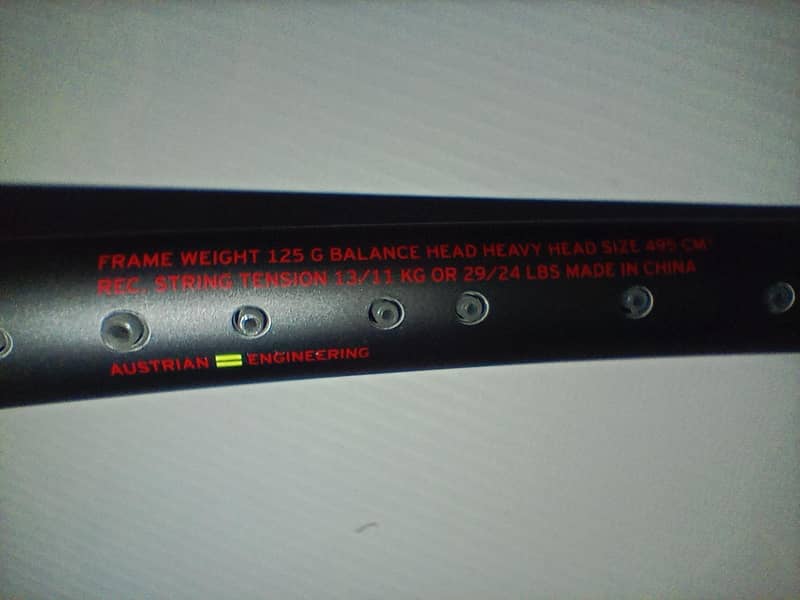 Head Ignition 125 Squash Racket–Graphite 2
