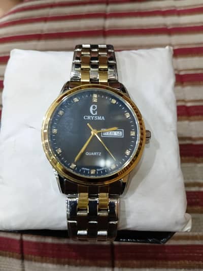 Crysma watch waterprove good condition Samna bad
