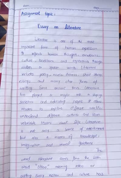 Assignment writing