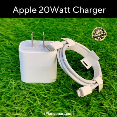 Apple 20Watt Original Charger & Cable | iphone 12,13,14,15,16,17