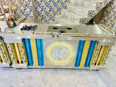 Commercial Tea Counter – Stainless Steel Tea Serving Counter